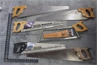 Bargain lot of Hand Saws