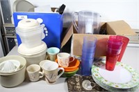 Bargain Lot of Tupperware and Plates