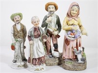 (4) Porcelain Figurines