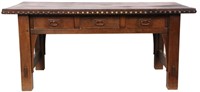 Gustav Stickley 1902 Model 460L Leather Top Desk