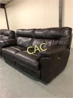 Leather Couch both ends recline