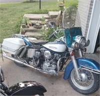 1966 Harley Davidson Shovelhead motorcycle