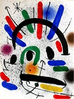 JOAN MIRO, Lithograph in Colors