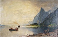 GEORG ANTON RASMUSSEN, Fjord Painting