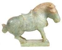 Chinese Tang Horse, Carved Hardstone