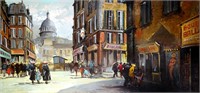 ANTONIO DEVITY, Paris Cityscape Painting