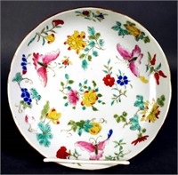 Old Chinese Porcelain Butterfly Plate