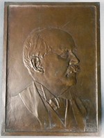 GEORGE GERMER, Bronze Plaque
