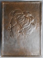 GEORGE GERMER, Bronze Plaque