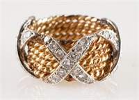 Tiffany Schlumberger Style X Ring