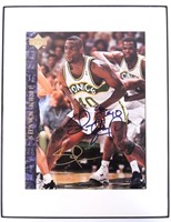 Shawn Kemp Signed Photo in Frame
