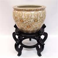 Large Chinese Bowl w/ Stand