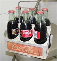 Vintage Antique Coca Cola  Bottle Holder w/Coke