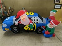 Large Racing Car Christmas Inflatable