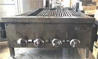 Jade Charbroiler Gas Grill- 4 Valve Burner Control