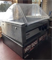 APW Wyott HRS-31 Slant Top Hot Dog Roller Grill