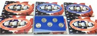 6 SETS OF STATE QUARTER PROOF SETS