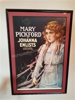 Mary Pickford in Johanna Enlists Movie Poster