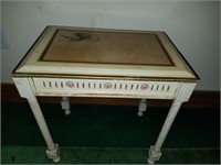 Classical Mythology Lacqured Top End Table