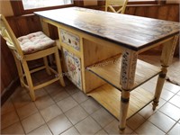 Habersham Custom Kitchen Island/Table/Sideboard