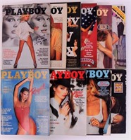 Playboy 1970's Lot - 10 Magazines