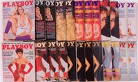 Playboy 1983 Lot - 24 Magazines