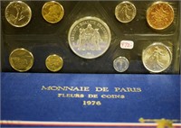 1976 Monnaie de Paris Fleurs de Coins,