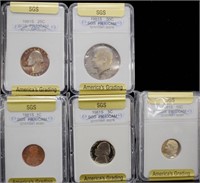 SGS Coins (All are graded and slabbed by SGS)