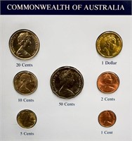 Australia, Bulgaria & Egypt Coin sets