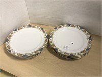 6 Noritake ‘The Magenta’ Plates