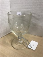 Pressed Glass Goblet ‘Currant’ Circa 1870’s