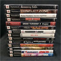 14 PLAYSTATION 2 VIDEO GAMES WITH CASES