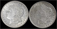 2 1921 Morgan Silver Dollars CHOICE