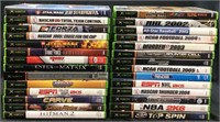 28 XBOX VIDEO GAMES WITH DISC,CASE AND BOOKS
