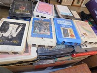 VINTAGE LARGE LOT 8 TRACK TAPES