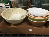 texas ware and pyrex bowls