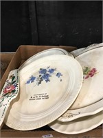 assorted plates/platters