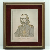 General Custer, Reed & Barton, Artist J.K. Ralston