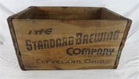 Vintage Wood Crate Standard Brewing Cleveland