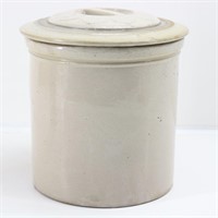 Stoneware Pottery 1-Gal Crock with Lid