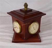 Bombay Weather Station Clock Thermometer Barometer