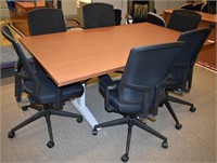 6' X 42" CONTEMPPORARY CONFERENCE TABLE