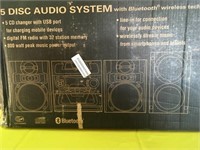 RCA 5 DISC AUDIO SYSTEM MODEL#RS3765SB