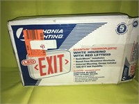 LITHONIA LIGHTING LES EXIT SIGN