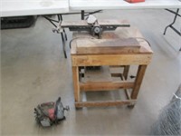 4" elec. jointer on stand w/extra elec. motor