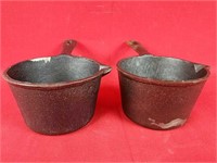 Two Cast Iron Sauce Pans *New*