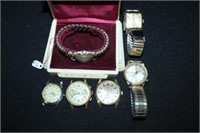 6pc Vintage Mechanical & Automatic Watches
