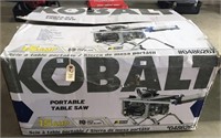 Kobalt 10" Portable Table Saw