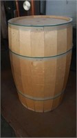 Wood Barrel open on one side