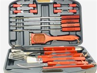 18 pc BBQ set  in tote